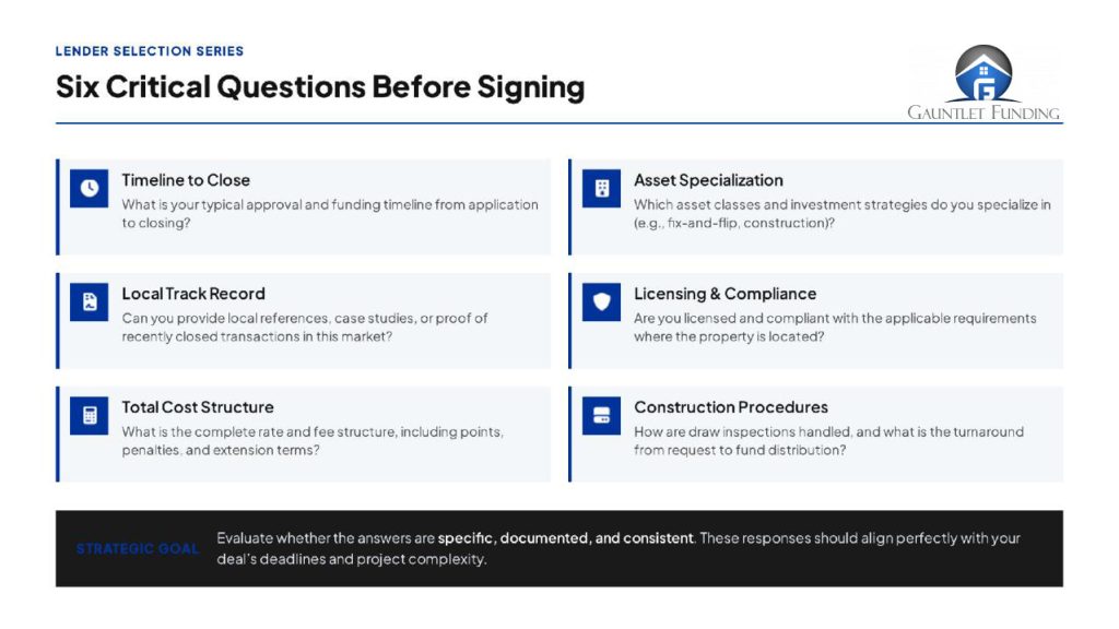 How to Choose a Hard Money Lender: Criteria, Red Flags, and Questions 3 How to Choose a Hard Money Lender